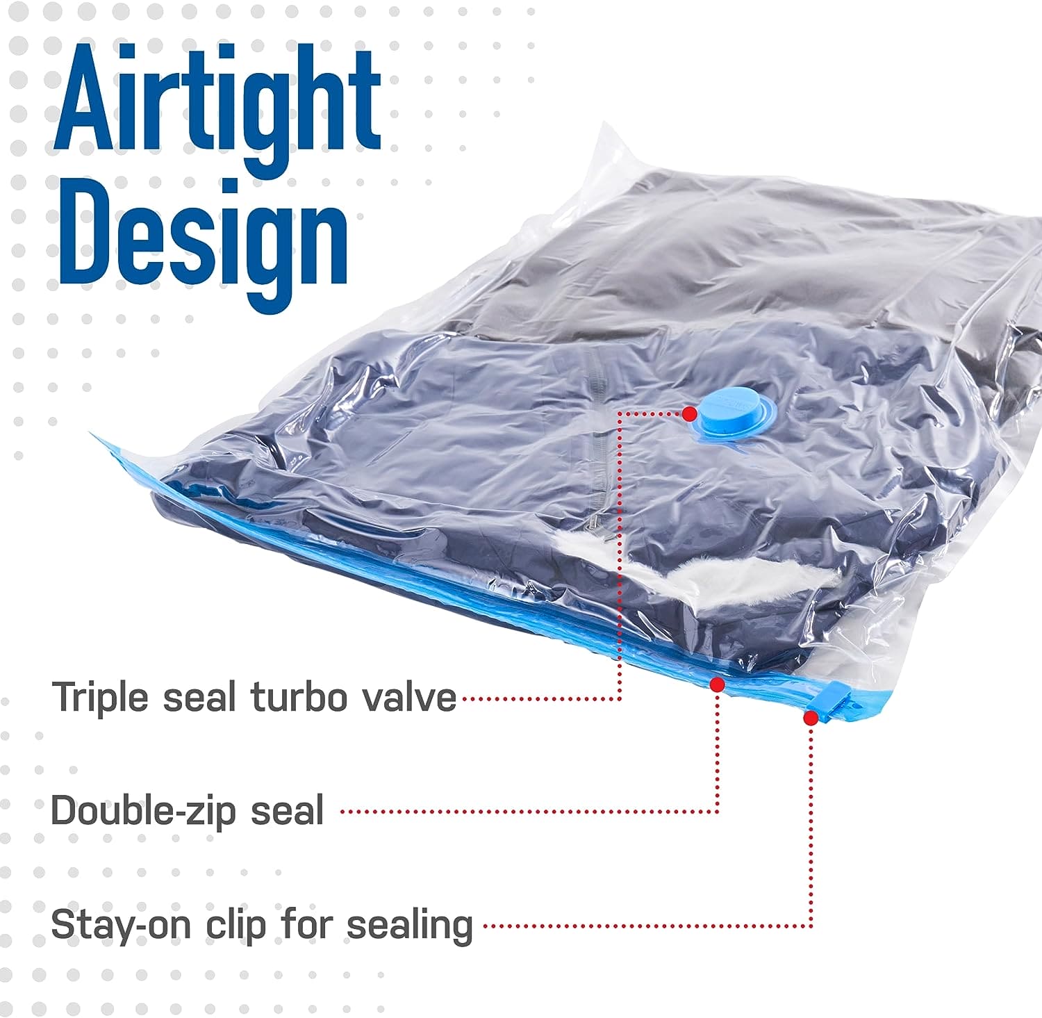 Set Of 5 Vacuum Storage Bags, Pillows Bedding Closet Home Organizer, Space Saver Vacuum Storage Bags, Vacuum Sealing Bag With Double Zip, Vacuum Sealer Bags for Comforters, Blankets, Bedding, Clothing Set Of 5 Vacuum Storage Bags, Pillows Bedding Closet Home Organizer, Space Saver Vacuum Storage Bags, Vacuum Sealing Bag With Double Zip, Vacuum Sealer Bags for Comforters, Blankets, Bedding, Clothing